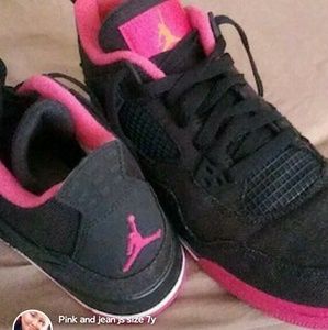 Pink and levi jordans